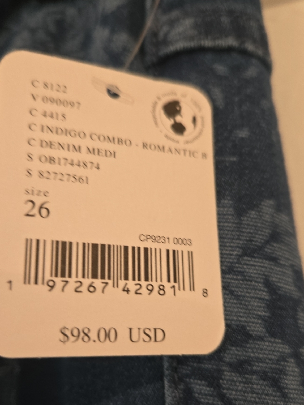NWT! Free People We The Free Flare Leg Jeans 26 - Picture 3 of 6